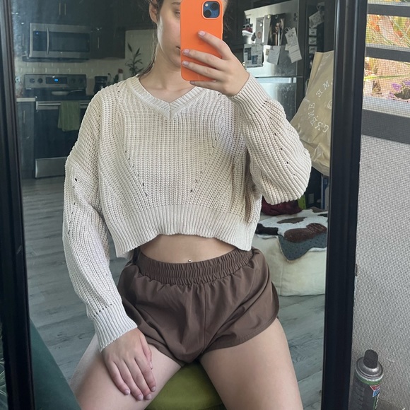 Cream Knit Sweater - Picture 2 of 3